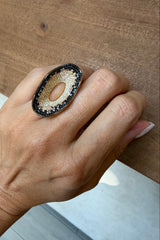 Chroma Caviar Ring (Midnight Motif)