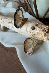 Chroma Caviar Ring (Sunray Motif)
