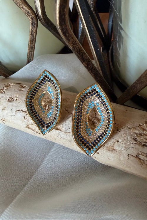 Santorini Tide Earrings (Studs)