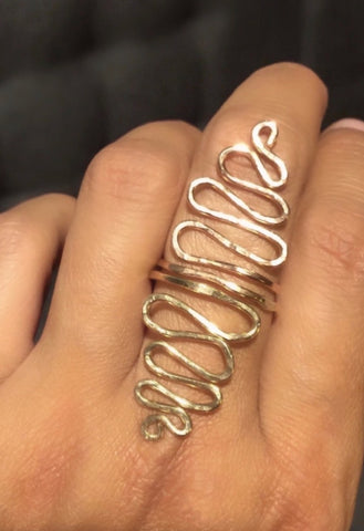 Cluster Bling Wrap Ring