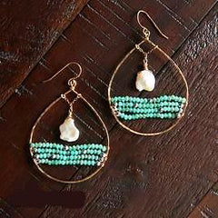 Moons Over My Ocean Hoops