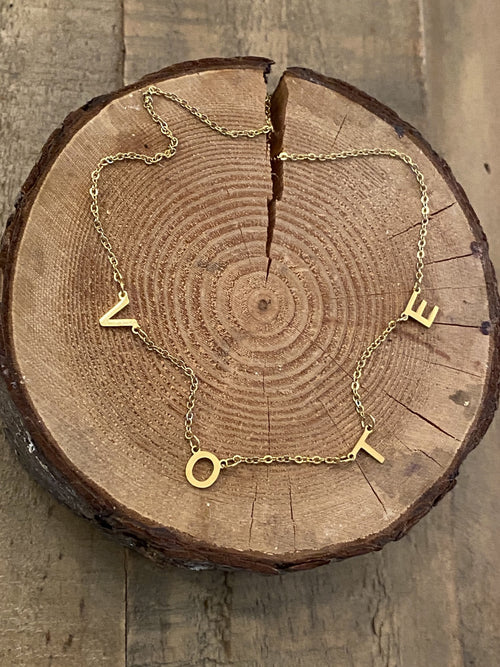 ‘VOTE’ Necklace (Limited Edition)